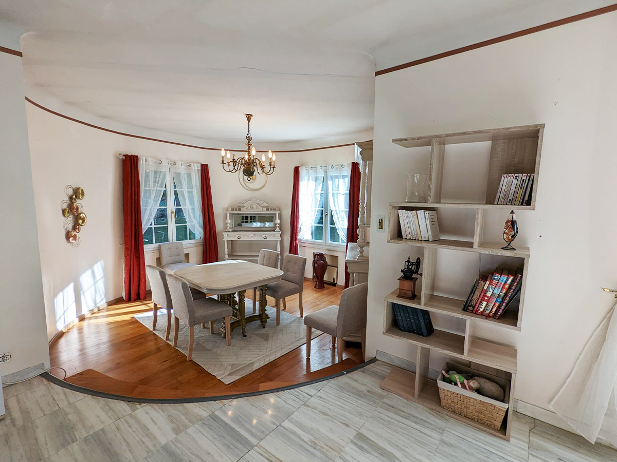 Breakfast, lunch and classroom setting for French immersion lessons in South of France near Carcassonne